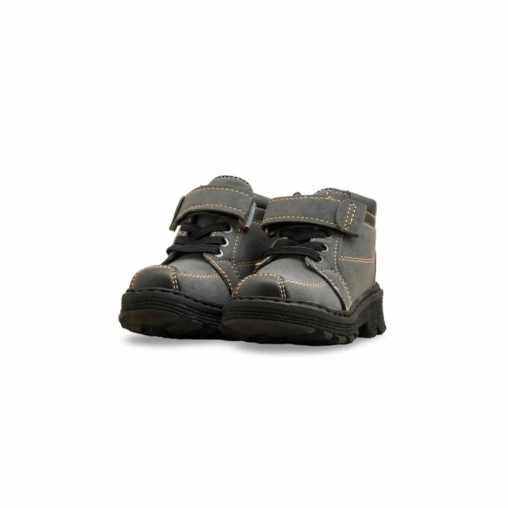 Boys Grey Formal Long Shoes KD8084 - view 2