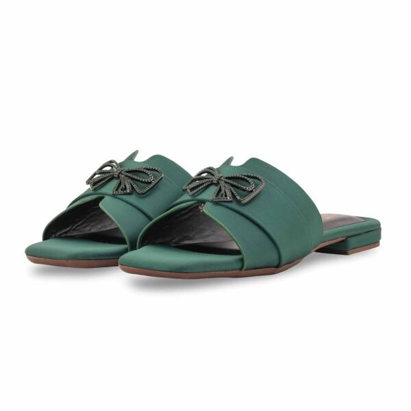 Green Formal Slipper For Ladies FR8434 - view 2