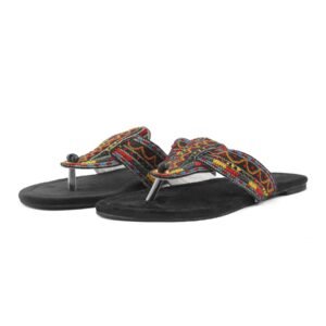 Black Ethnic Chappal EC0194 - view 2