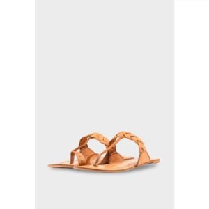 Beige Kolapoori Chappal EC0258 - view 2