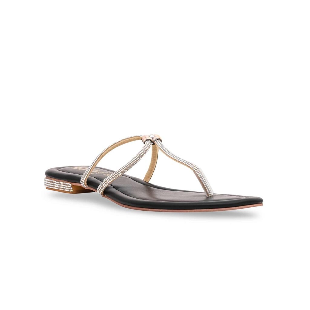 Black Formal Chappal FR0514 - view 2