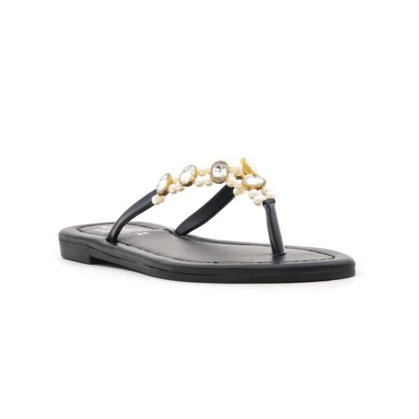 Black Casual Chappal CL1236 - view 2