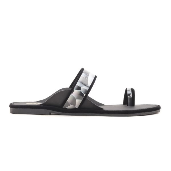 Black Casual Chappal CL1399 - view 2