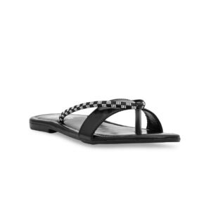 Black Casual Chappal CL1812 - view 2