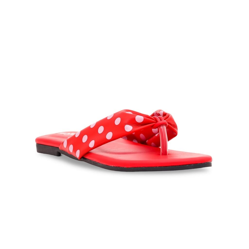 Red Casual Chappal CL1798 - view 2