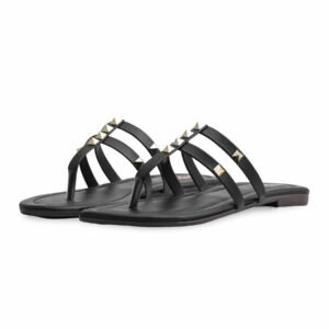 Black Casual Chappal CL1893 - view 2