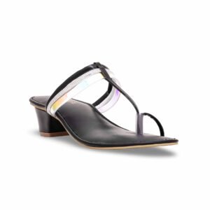 Black Fancy Chappal FN0717 - view 2