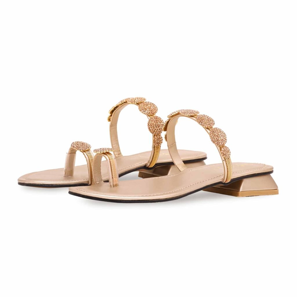 Copper Fancy Chappal FN0739 - view 2