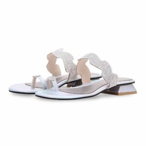 Silver Fancy Chappal FN0730 - view 2