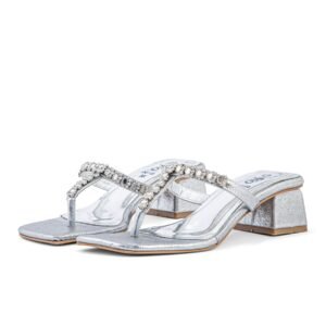 Silver Fancy Chappal FN0733 - view 2