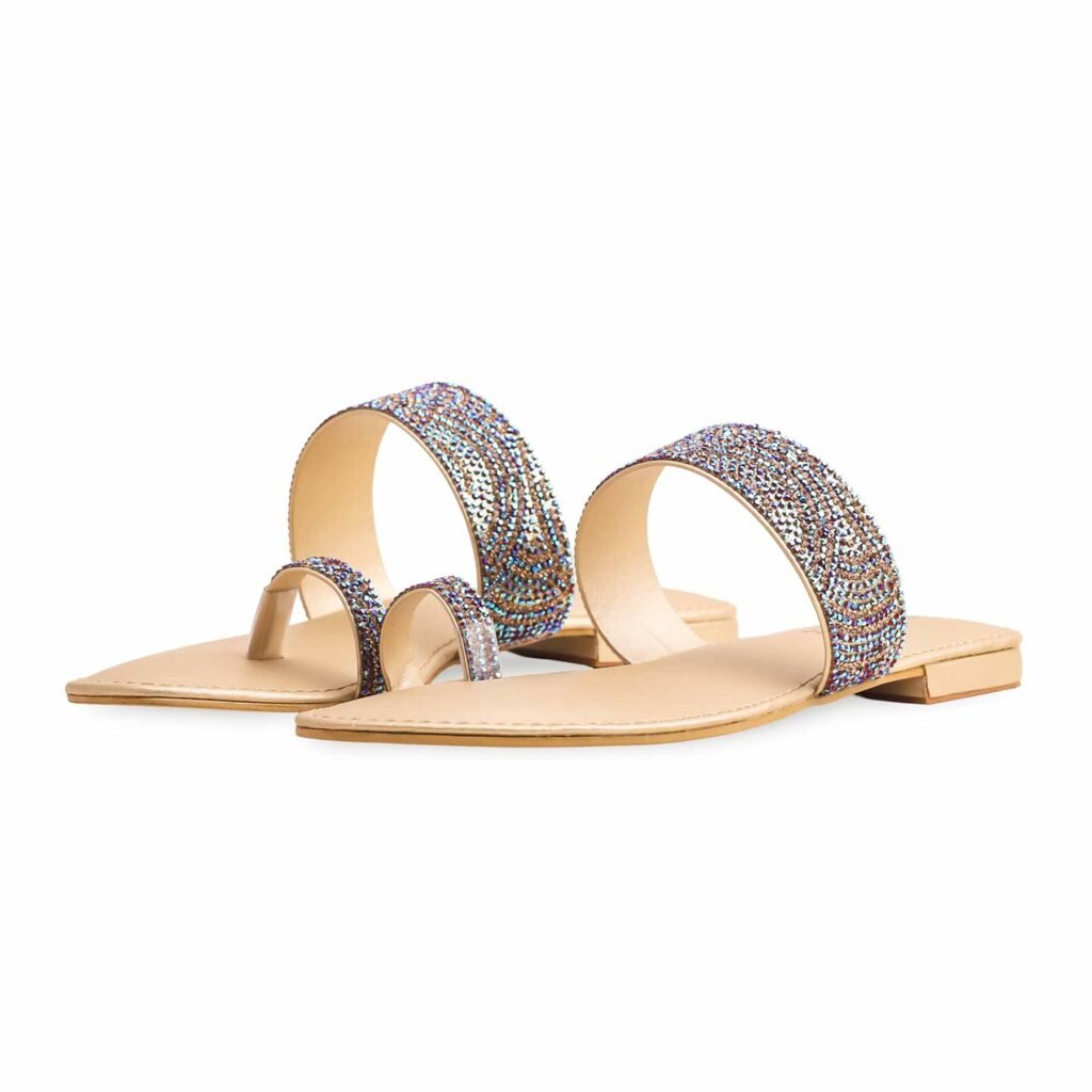Golden Fancy Chappal FN0783 - view 2