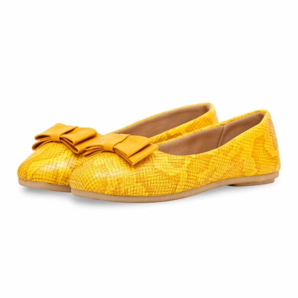 Yellow Pumps WN1078 - view 2