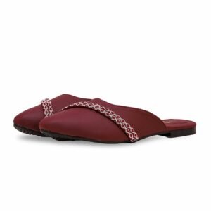 Maroon Casual Mule CL1842 - view 2