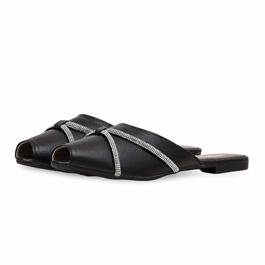 Black Casual Mule CL1848 - view 2