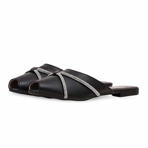 Black Casual Mule CL1848 - view 2