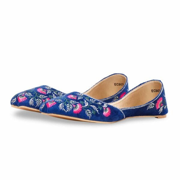 Blue Casual Khussa EC8477 - view 2