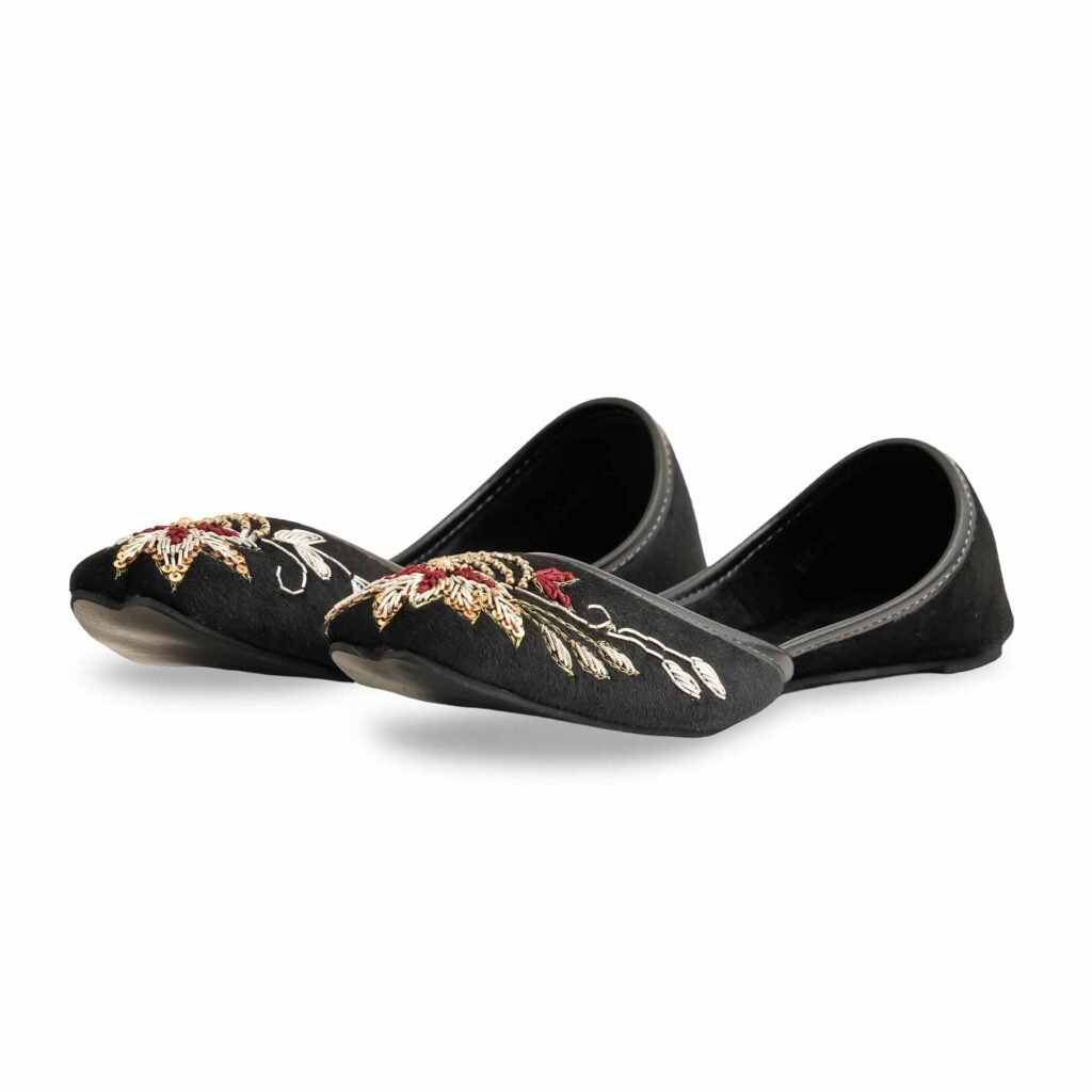 Black Formal Khussa EC8546 - view 2