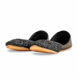 Black Fancy Khussa For Women EC8528 - view 2