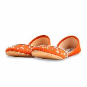 Orange Fancy Khussa For Ladies EC8532 - view 2