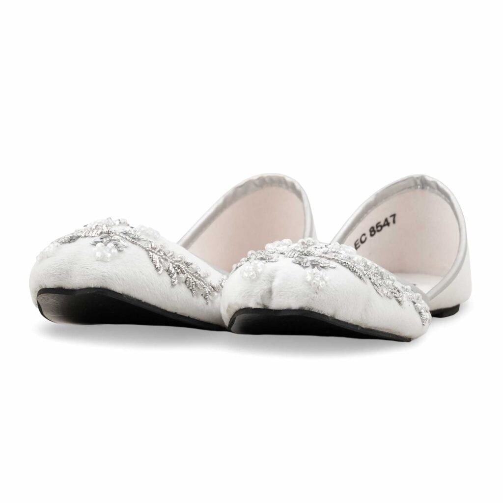 White Fancy Khussa EC8547 - view 2