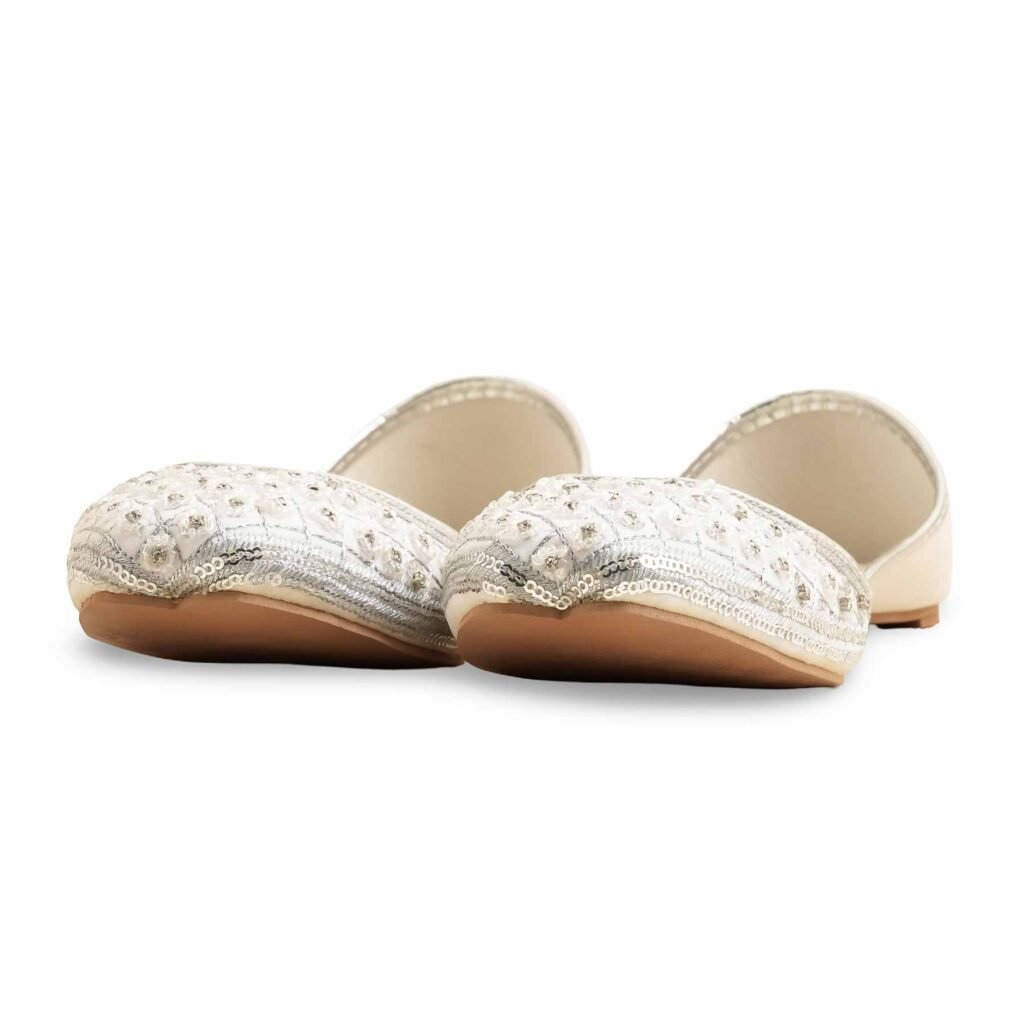 White Formal Khussa EC8514 - view 2