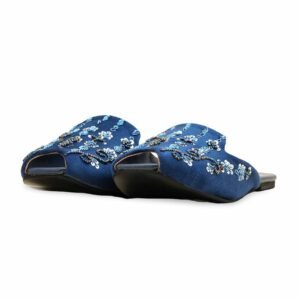 Blue Fancy Back Open Khussa EC8584 - view 2