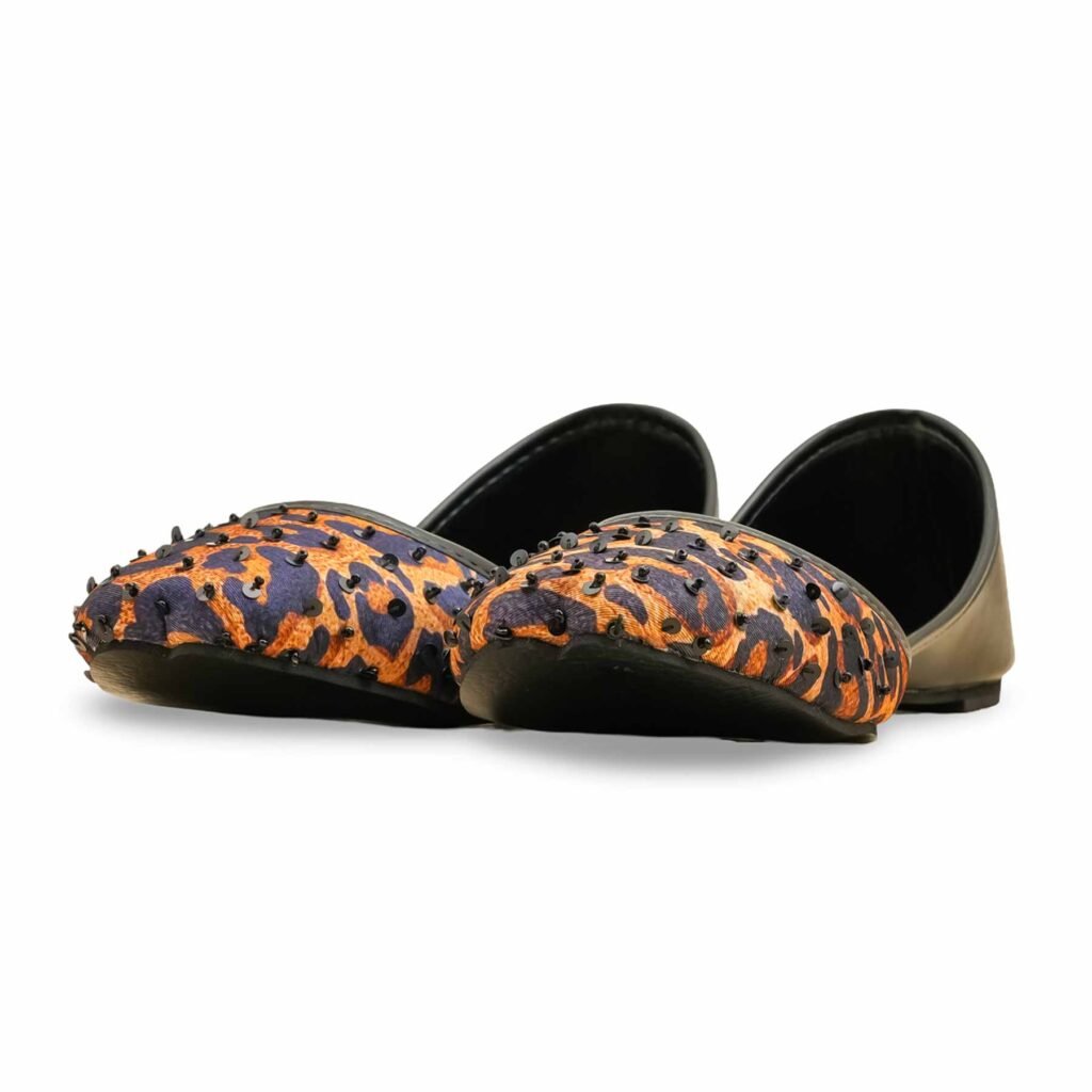 Black Ethnic Khussa For Ladies EC8597 - view 2