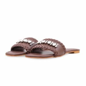 Coffee Formal Slipper For Women FR8469 - view 2
