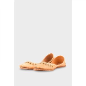 Beige Leather Khussa EC8643 - view 2
