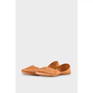 Beige Leather Khussa EC8666 - view 2