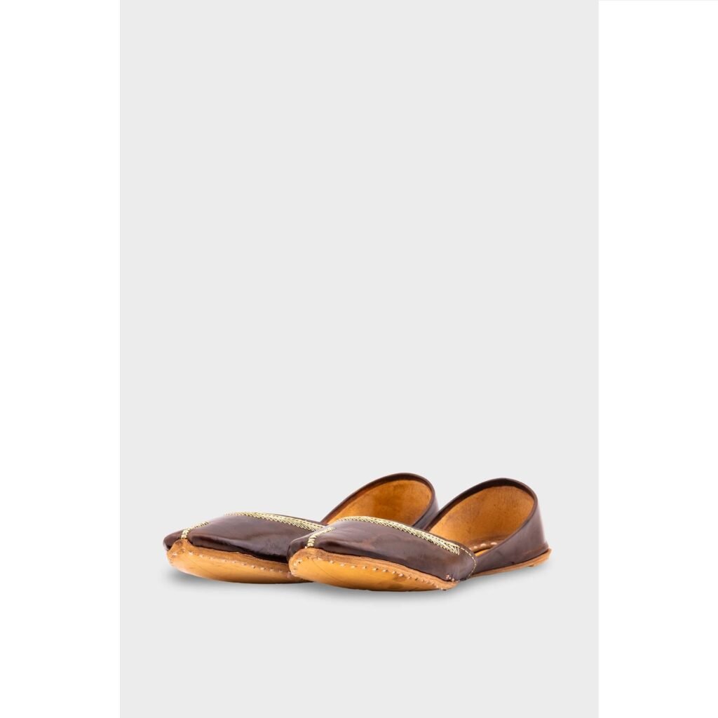 Brown Leather Khussa EC8667 - view 2