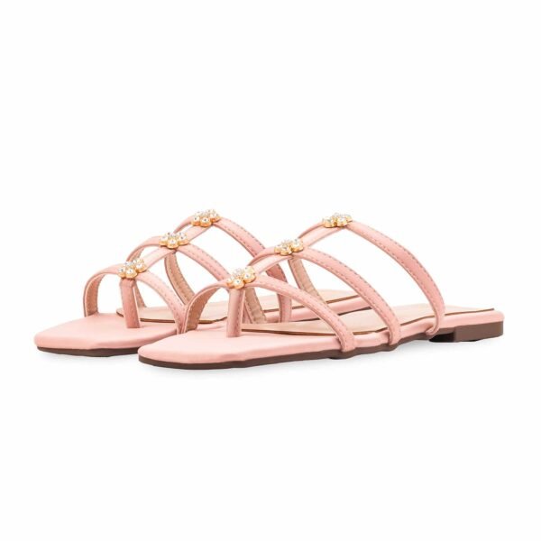 Pink Formal Slipper For Ladies FR8491 - view 2