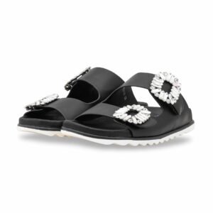 Black Formal Slipper For Ladies PU0714 - view 2