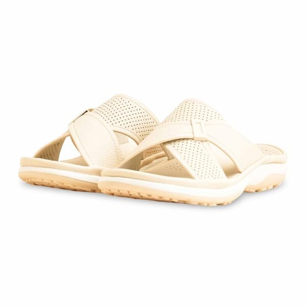 Beige Formal Slipper For Women PU0375 - view 2