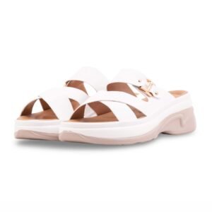 White Formal Women Slipper PU0750 - view 2