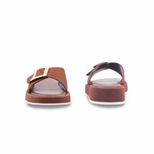 Brown Formal Slipper For Women PU0631 - view 2