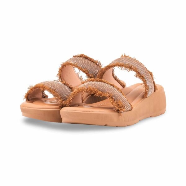 Copper Formal Slipper For Ladies PU0768 - view 2