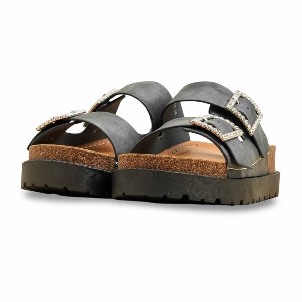 Grey Formal Slipper For Women PU0392 - view 2