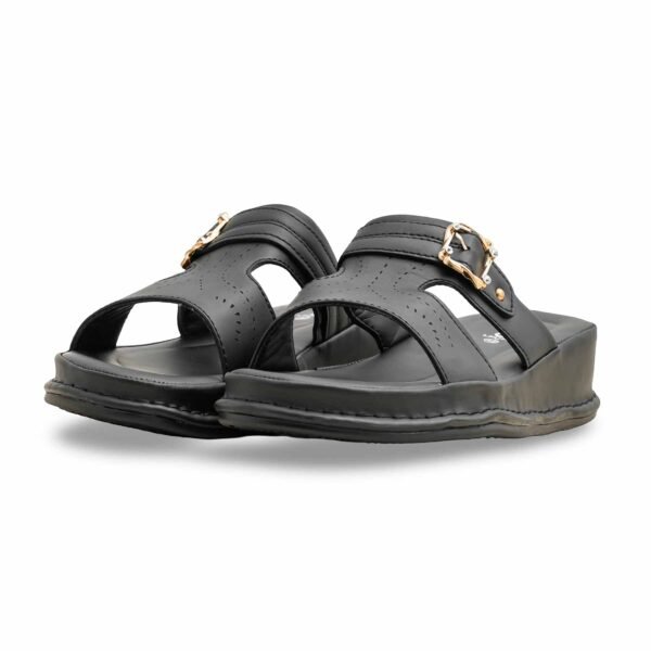 Black Formal Slipper For Ladies LPU702 - view 2