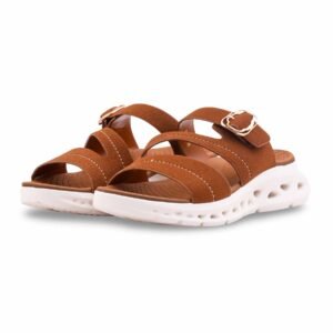 Brown Formal Slipper For Ladies PU0779 - view 2