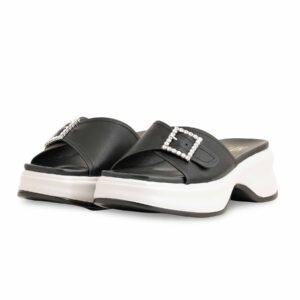Black Formal Women Slipper PU0377 - view 2