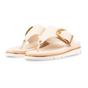 Cream Formal Slipper For Ladies PU0718 - view 2