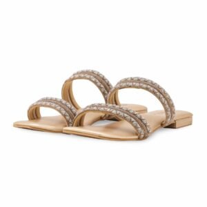 Golden Fancy Slipper For Ladies FN8065 - view 2