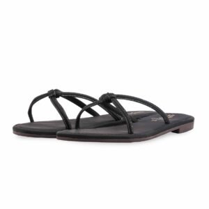 Black Casual Slipper For Ladies CL2287 - view 2