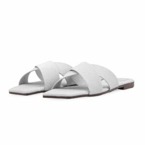 Silver Casual Slipper For Women CL2277 - view 2