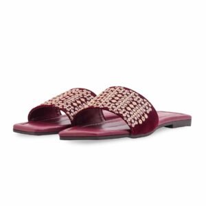 Maroon Casual Slipper For Ladies CL2235 - view 2