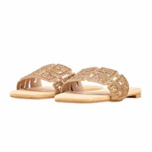 Golden Fancy Slipper For Ladies FN8040 - view 2