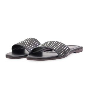 Black Casual Slipper For Women CL2329 - view 2
