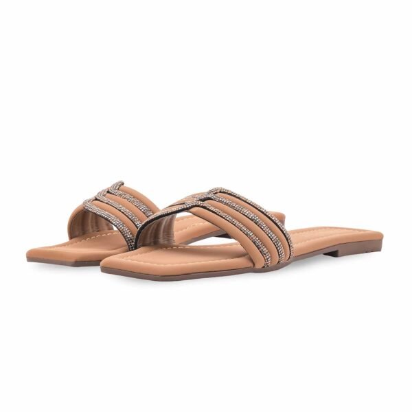 Beige Casual Slipper For Women CL2160 - view 2