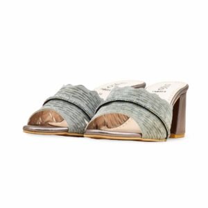 Grey Fancy Slipper For Ladies FN8005 - view 2